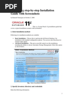 Oracle 11g step-by-step Installation Guide with Screenshots