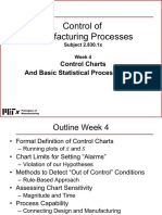 Control Charts & Statistical Process Control