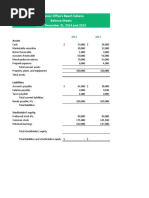 IncomeBalanceSheets