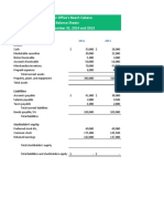 taniel- income statement and balance sheet