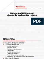 PDF Método AASHTO para El Diseño de Pavimentos Rigidos