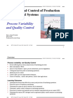 Operation and Control of Production Machines and Systems