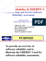 Software Reliability & Smerfs 3: A Methodology and Tool For Software Reliability Assessment