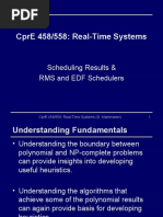 Cpre 458/558: Real-Time Systems: Scheduling Results & Rms and Edf Schedulers