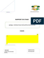 Rapport de Stage Cop