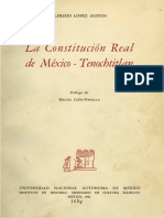 La Constitucion Real de Mexico Tenochtitlan