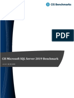 CIS Microsoft SQL Server 2019 Benchmark v1.1.0