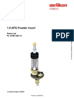 1.5 APS Powder Insert: Parts List PL 41001 EN 13