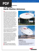 Datasheet Andrew Antenna 4.5m C Ku Band