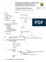 Formulir Pendaftaran 2020