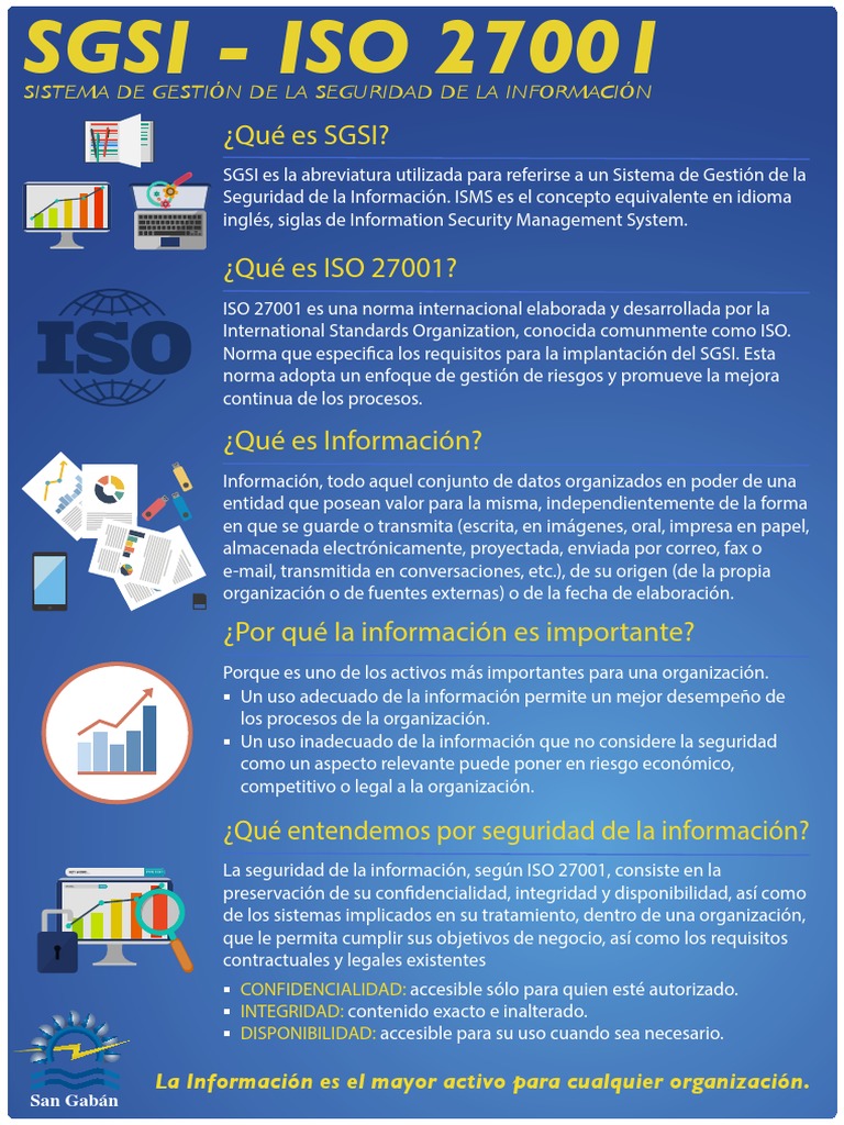 SGSI y ISO 27001: Seguridad de la Información | PDF | Seguridad de ...