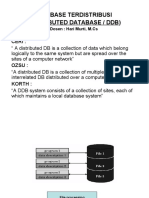 DISTRIBUTED DATABASE SYSTEM (DDBS