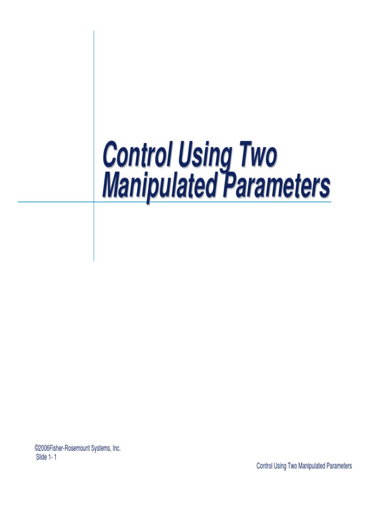 Split Range Control and Valve Position Control | PDF | Process Control ...