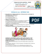 Atividade de CASA - 6º Ano-História - 1 AULA