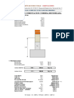 Cimiento Corrido Reforzado