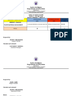 Department of Education: Table of Spefications Grade 9 - TLE Agri Crop Quarter 2 Module 1, Week 1-2