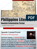 Philippine Literature: Spanish Colonization Period