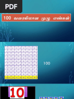 1-100 Tamil Letters Numbers | PDF