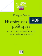 Histoire Des Idées Politiques Aux Temps Modernes Et Contemporains