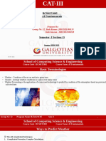 BCS01T1002 AI Fundamentals: Prepared By: Group No. 32, Yash Kumar, 20SCSE1180135 Yash Saxena, 20SCSE1180120