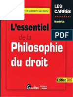 L’Essentiel de La Philosophie Du Droit