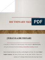 Dictionary Skills Power Point