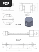 Piston: Section A-A SCALE 1.3: 1