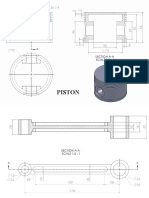 Piston: Section A-A SCALE 1.3: 1