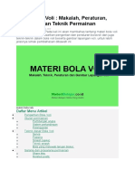 Materi Bola Voli 2