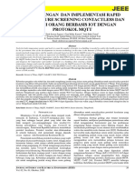 Perancangan Dan Implementasi Rapid Temperature Screening Contactless Dan Jumlah Orang Berbasis Iot Dengan Protokol MQTT