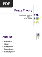 Fuzzy Theory: Presented by Gao Xinbo E.E. Dept. Xidian University