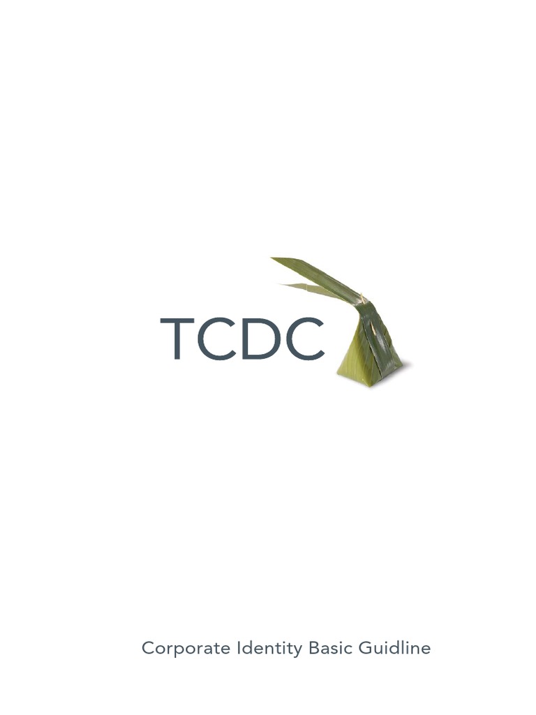 TCDC Corporate Identity | PDF | Typefaces | Logos