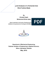 HAWT Blade Modeling and Analysis Thesis