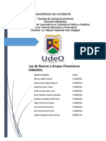 La Ley de Bancos y G. Financieros (Normas Bancarias y Financieras)