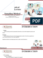 Pharmaceutical Analysis-2 Lecture Sampling Method