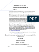 Fire Precautions (Workplace) Regulations 1997