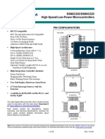 DS80C320/DS80C323 High-Speed/Low-Power Microcontrollers: Features Pin Configurations