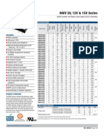 NMV 5V, 12V & 15V Series: Features