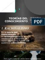 TEORÍAS DEL CONOCIMIENTO