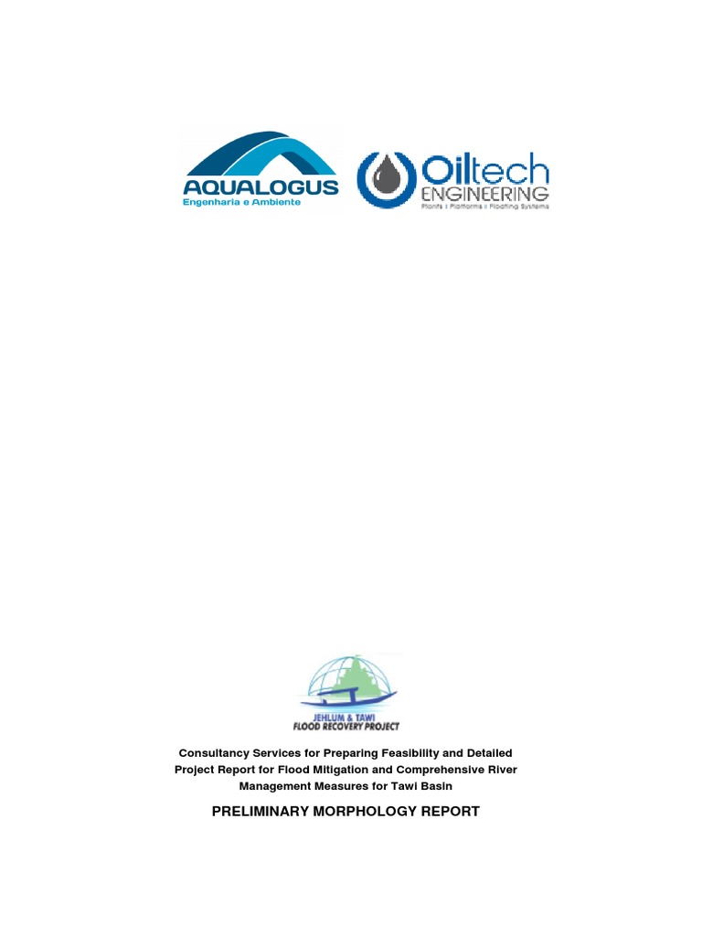 Tawi Basin Flood Mitigation Report | PDF | River | Valley
