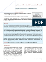 Basics of Biopharmaceutics: A Mini Review: Bioequivalence & Bioavailability International Journal