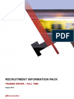 Trainee Driver Information Pack