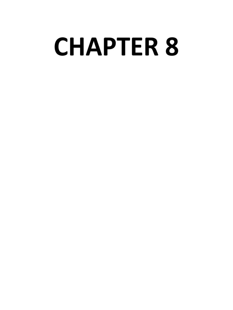 Chapter 8 | PDF