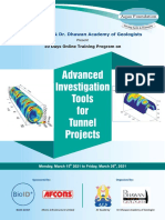 Advanced Investigation Tools For Tunnel Projects: AF Academy & Dr. Dhawan Academy of Geologists