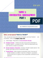 Tender Document Contents