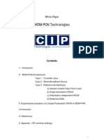 WDM-PON Technologies: White Paper