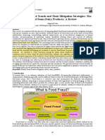 Global Food Fraud Trends and Their Mitigation Strategies: The Case of Some Dairy Products: A Review