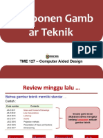 Komponen Gamb Ar Teknik: TME 127 - Computer Aided Design