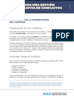 Características y Componentes - Resolucion de Conflictos