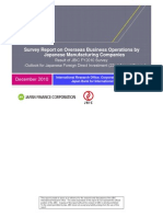 Survey Report On Overseas Business Operations by Japanese Manufacturing Companies